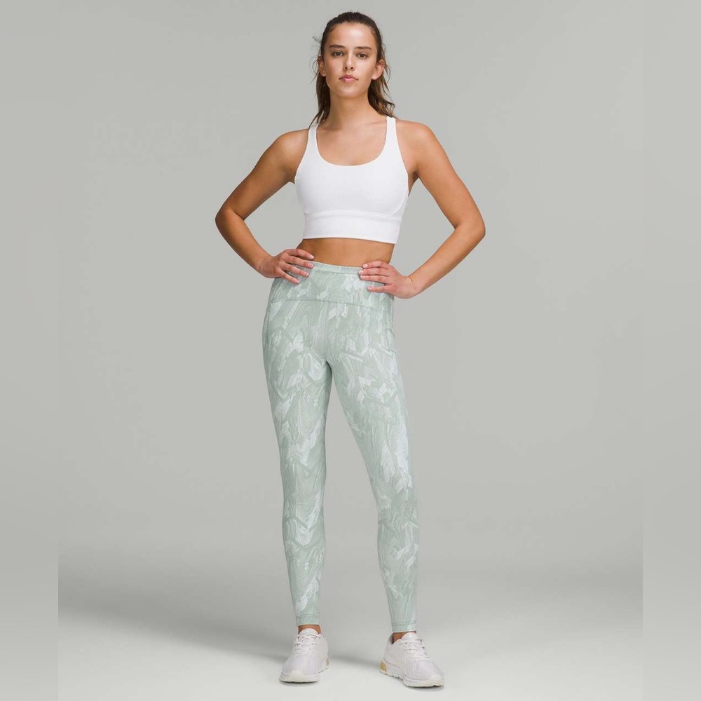 Lululemon Swift Speed High-Rise Tights Reverberate Chevron Jacquard 2 GUC